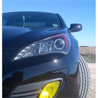 SPYDER Spyder Hyundai Genesis 10-12 Projector Halogen Model- LED Halo DRL Blk PRO-YD-HYGEN09-DRL-BK - Lights