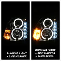 SPYDER Spyder Infiniti G35 03-07 2DR Projector Halogen - LED Halo DRL Blk High H4 PRO-YD-IG35032D-DRL-BK - Lights