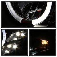 SPYDER Spyder Infiniti G35 03-07 2DR Projector Halogen - LED Halo DRL Blk High H4 PRO-YD-IG35032D-DRL-BK - Lights
