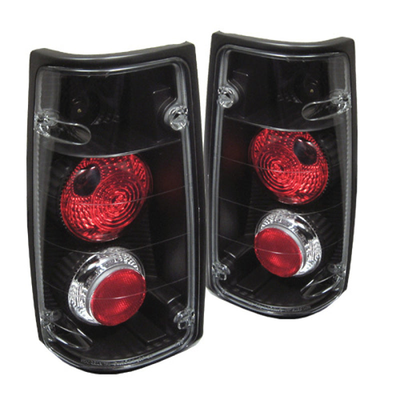 SPYDER Spyder Isuzu Rodeo 91-97/Isuzu Amigo 89-94 Euro Style Tail Lights Black ALT-YD-IR91-BK