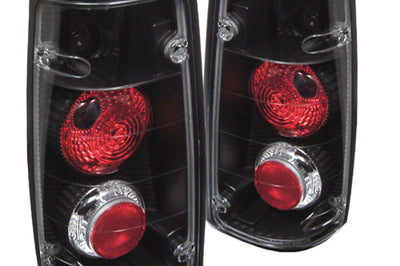 SPYDER Spyder Isuzu Rodeo 91-97/Isuzu Amigo 89-94 Euro Style Tail Lights Black ALT-YD-IR91-BK