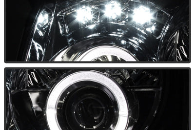 SPYDER Spyder Jeep Grand Cherokee 05-07 Projector Headlights LED Halo Chrm Low 9006 PRO-YD-JGC05-HL-C - Lights