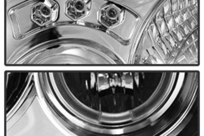 SPYDER Spyder Jeep Grand Cherokee 05-07 Projector Headlights LED Halo Chrm Low 9006 PRO-YD-JGC05-HL-C - Lights