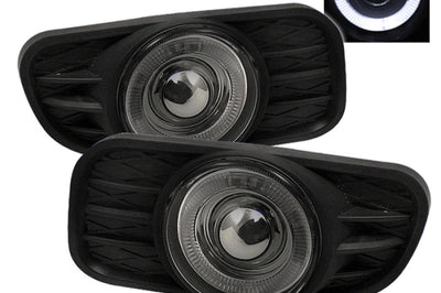 SPYDER Spyder Jeep Grand Cherokee 99-04 Halo Projector Fog Lights w/Switch Smoke FL-P-JGC99-HL-SM