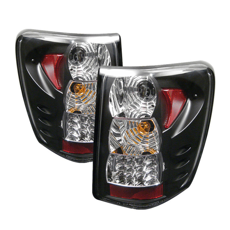 SPYDER Spyder Jeep Grand Cherokee 99-04 LED Tail Lights Version 2 Black ALT-YD-JGC99-LED-BK-G2