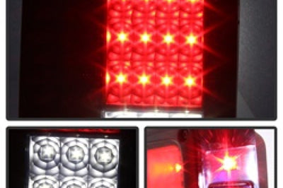 SPYDER Spyder Jeep Wrangler 07-15 LED Tail Lights Black Smoke ALT-YD-JWA07-LED-BSM