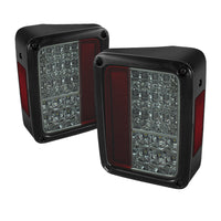SPYDER Spyder Jeep Wrangler 07-15 LED Tail Lights Smoke ALT-YD-JWA07-LED-SM