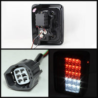 SPYDER Spyder Jeep Wrangler 07-15 LED Tail Lights Smoke ALT-YD-JWA07-LED-SM
