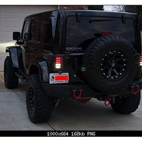 SPYDER Spyder Jeep Wrangler 07-15 LED Tail Lights Smoke ALT-YD-JWA07-LED-SM