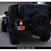 SPYDER Spyder Jeep Wrangler 07-15 LED Tail Lights Smoke ALT-YD-JWA07-LED-SM