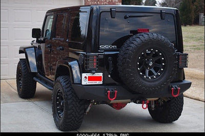 SPYDER Spyder Jeep Wrangler 07-15 LED Tail Lights Smoke ALT-YD-JWA07-LED-SM