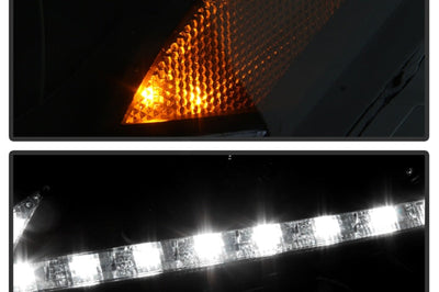 SPYDER Spyder Lexus IS 250/350 2006-2010 Projector Headlights DRL Black Smoke PRO-YD-LIS06-DRL-BSM - Lights