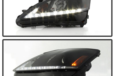 SPYDER Spyder Lexus IS 250/350 2006-2010 Projector Headlights DRL Black Smoke PRO-YD-LIS06-DRL-BSM - Lights