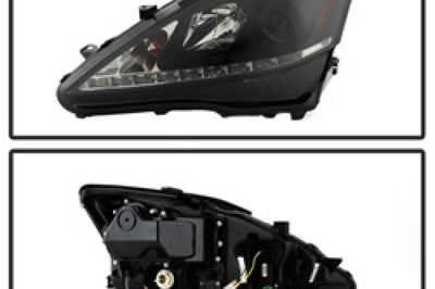 SPYDER Spyder Lexus IS 250/350 2006-2010 Projector Headlights DRL Black Smoke PRO-YD-LIS06-DRL-BSM - Lights