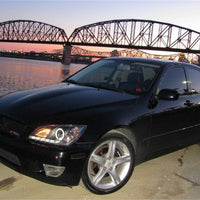 SPYDER Spyder Lexus IS300 01-05 Projector Headlights Xenon/HID - LED Halo DRL Blk PRO-YD-LIS01-HID-DRL-BK - Lights