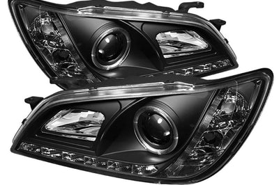 SPYDER Spyder Lexus IS300 01-05 Projector Headlights Xenon/HID - LED Halo DRL Blk PRO-YD-LIS01-HID-DRL-BK - Lights