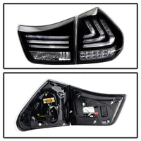 SPYDER Spyder Lexus RX330/RX350 04-09 LED Tail Lights Black ALT-YD-LRX04-LED-BK