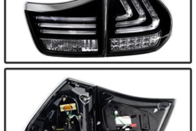 SPYDER Spyder Lexus RX330/RX350 04-09 LED Tail Lights Black ALT-YD-LRX04-LED-BK