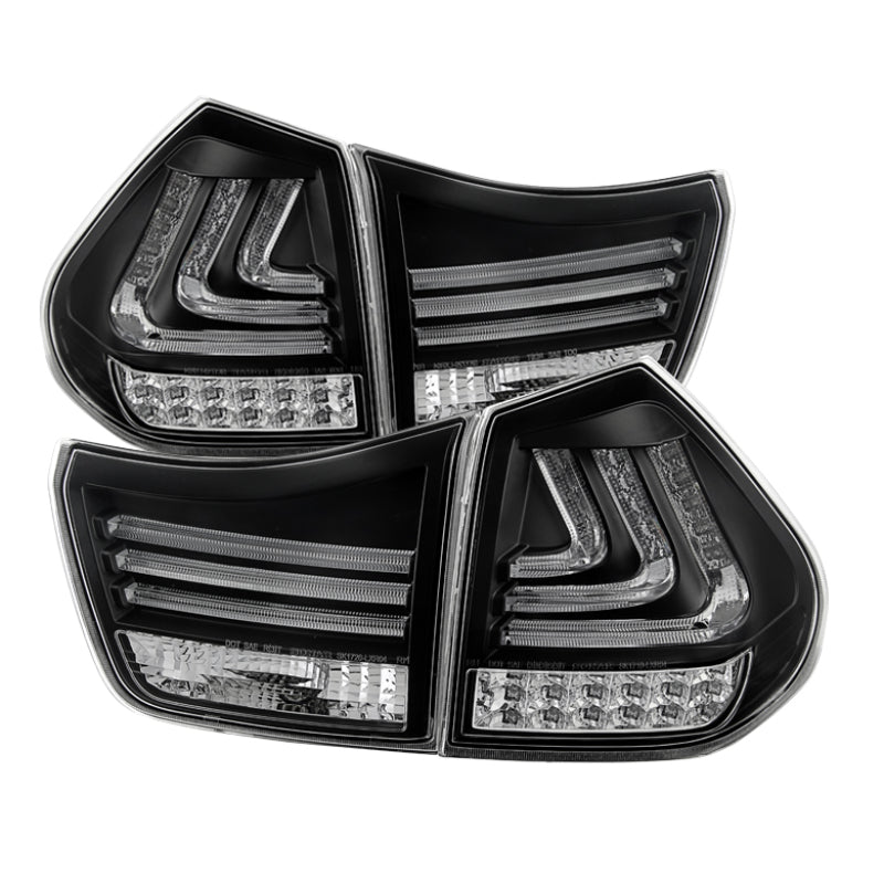 SPYDER Spyder Lexus RX330/RX350 04-09 LED Tail Lights Black ALT-YD-LRX04-LED-BK