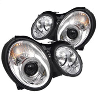 SPYDER Spyder Mercedes Benz CLK 98-02 Projector Headlights Halogen Model- LED Halo Chrm PRO-YD-MBCLK98-HL-C - Lights