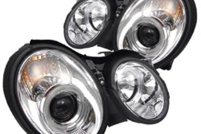 SPYDER Spyder Mercedes Benz CLK 98-02 Projector Headlights Halogen Model- LED Halo Chrm PRO-YD-MBCLK98-HL-C - Lights