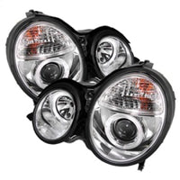 SPYDER Spyder Mercedes Benz E-Class 00-02 Projector Headlights LED Halo Chrm PRO-YD-MBW21099-HL-C - Lights