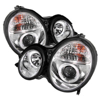 SPYDER Spyder Mercedes Benz E-Class 00-02 Projector Headlights LED Halo Chrm PRO-YD-MBW21099-HL-C - Lights
