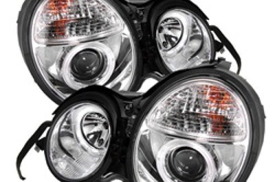 SPYDER Spyder Mercedes Benz E-Class 95-99 Projector Headlights LED Halo Chrm PRO-YD-MBW21095-HL-C - Lights