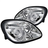SPYDER Spyder Mercedes Benz SLK 98-04 Projector Halogen Model- LED Halo Chrm PRO-YD-MBSLK98-1PC-HL-C - Lights