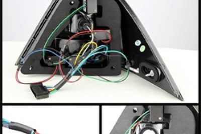 SPYDER Spyder Mercedes Benz W203 C-Class 05-07 4DR Sedan LED Tail Lights Smoke ALT-YD-MBZC05-LED-SM