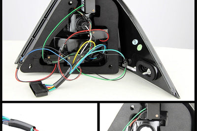 SPYDER Spyder Mercedes Benz W203 C-Class 05-07 4DR Sedan LED Tail Lights Smoke ALT-YD-MBZC05-LED-SM