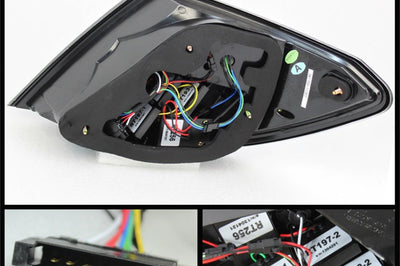 SPYDER Spyder Mercedes Benz W204 C-Class 08-11 LED Tail Lights Incandescent only - Blk ALT-YD-MBZC08-LED-BK