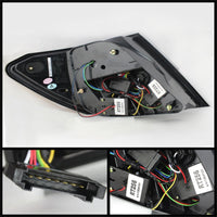 SPYDER Spyder Mercedes Benz W204 C-Class 11-14 LED Tail Lights - Blk ALT-YD-MBZC11-LED-BK