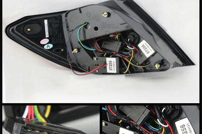 SPYDER Spyder Mercedes Benz W204 C-Class 11-14 LED Tail Lights - Blk ALT-YD-MBZC11-LED-BK
