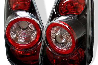 SPYDER Spyder Mini Cooper 02-06/Cooper Convertibles 05-08 Euro Style Tail Lights Black ALT-YD-MC02-BK