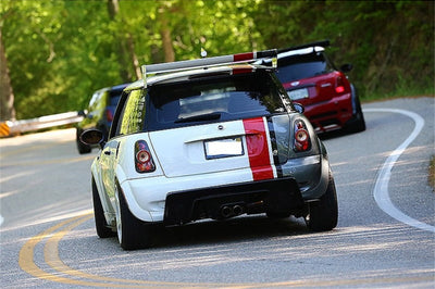 SPYDER Spyder Mini Cooper 02-06/Cooper Convertibles 05-08 Euro Style Tail Lights Black ALT-YD-MC02-BK