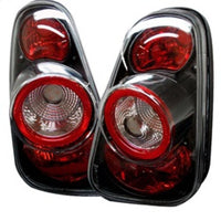 SPYDER Spyder Mini Cooper 02-06/Cooper Convertibles 05-08 Euro Style Tail Lights Black ALT-YD-MC02-BK