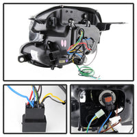 SPYDER Spyder Mini Cooper 2007-2012 Projector Headlights Halogen Model Only - DRL Black PRO-YD-MC07-DRL-BK - Lights