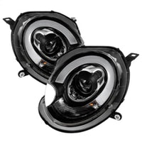 SPYDER Spyder Mini Cooper 2007-2012 Projector Headlights Halogen Model Only - DRL Black PRO-YD-MC07-DRL-BK - Lights