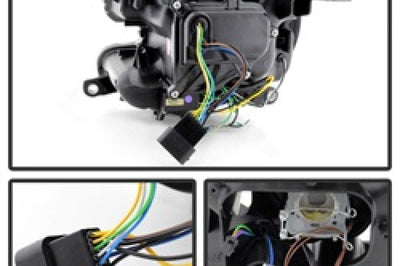 SPYDER Spyder Mini Cooper 2010-2012 Projector Headlights Xenon/HID Model- DRL Blk PRO-YD-MC07-HID-DRL-BK - Lights