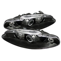 SPYDER Spyder Mitsubishi Eclipse 95-96 Projector Headlights LED Halo Black High H1 Low PRO-YD-ME95-HL-BK - Lights