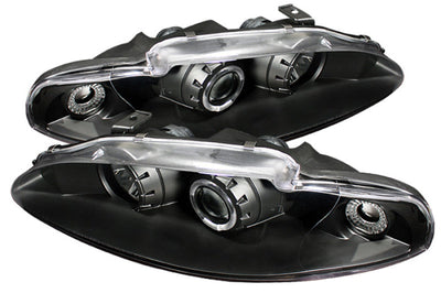 SPYDER Spyder Mitsubishi Eclipse 95-96 Projector Headlights LED Halo Black High H1 Low PRO-YD-ME95-HL-BK - Lights