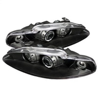 SPYDER Spyder Mitsubishi Eclipse 95-96 Projector Headlights LED Halo Black High H1 Low PRO-YD-ME95-HL-BK - Lights