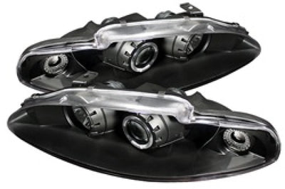 SPYDER Spyder Mitsubishi Eclipse 95-96 Projector Headlights LED Halo Black High H1 Low PRO-YD-ME95-HL-BK - Lights
