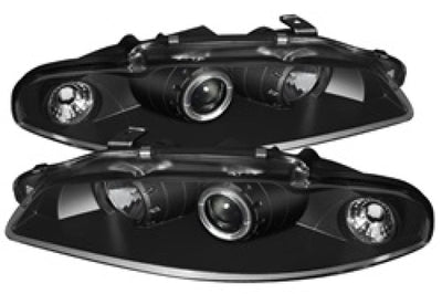 SPYDER Spyder Mitsubishi Eclipse 97-99 Projector Headlights LED Halo Black High H1 Low PRO-YD-ME97-HL-BK - Lights