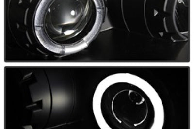 SPYDER Spyder Mitsubishi Eclipse 97-99 Projector Headlights LED Halo Black High H1 Low PRO-YD-ME97-HL-BK - Lights