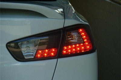 SPYDER Spyder Mitsubishi Lancer/Evolution X 08-14 LED Tail Lights Smke ALT-YD-MITEVO1008-LED-SM