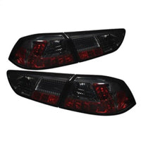 SPYDER Spyder Mitsubishi Lancer/Evolution X 08-14 LED Tail Lights Smke ALT-YD-MITEVO1008-LED-SM