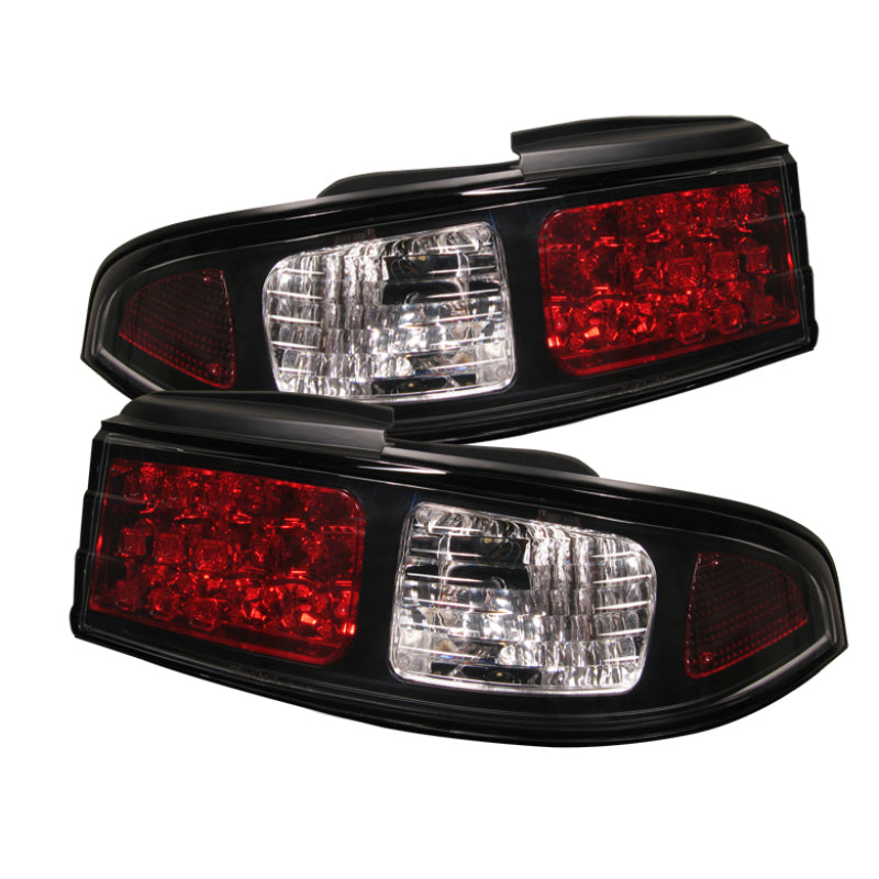 SPYDER Spyder Nissan 240SX 95-98 LED Tail Lights Black ALT-YD-N240SX95-LED-BK