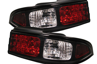 SPYDER Spyder Nissan 240SX 95-98 LED Tail Lights Black ALT-YD-N240SX95-LED-BK